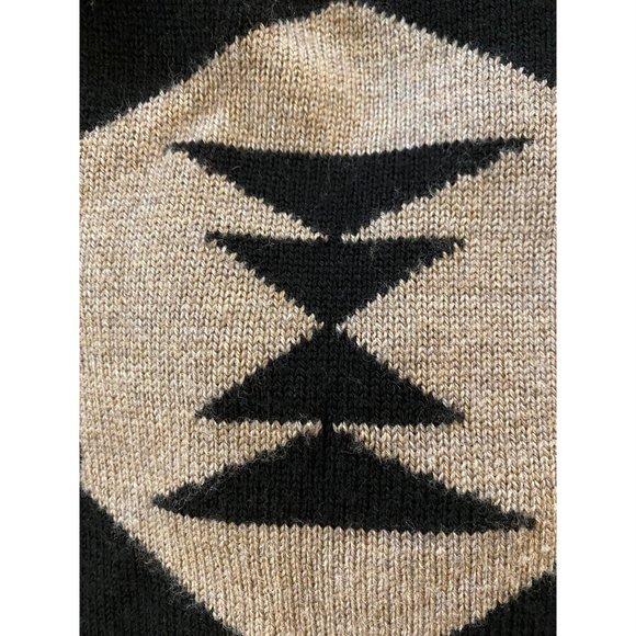 Pendleton Sonora Merino Pullover Sweater, Size S, Black and Tan - Picture 5 of 7